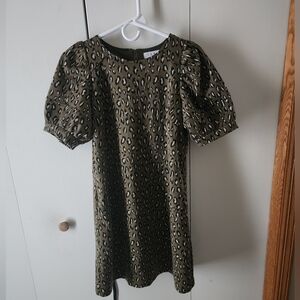 THML Dress with Leopard Print